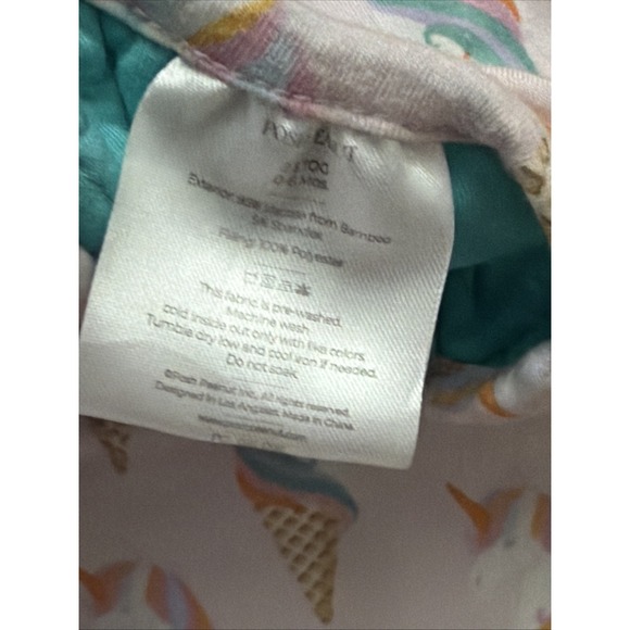 Posh Peanut Baby Girls 0-6 Months Blanket Bunting Sleeper Pajamas Unicorn VGC - Picture 5 of 5